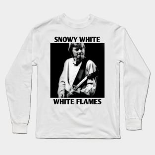Snowy white Long Sleeve T-Shirt